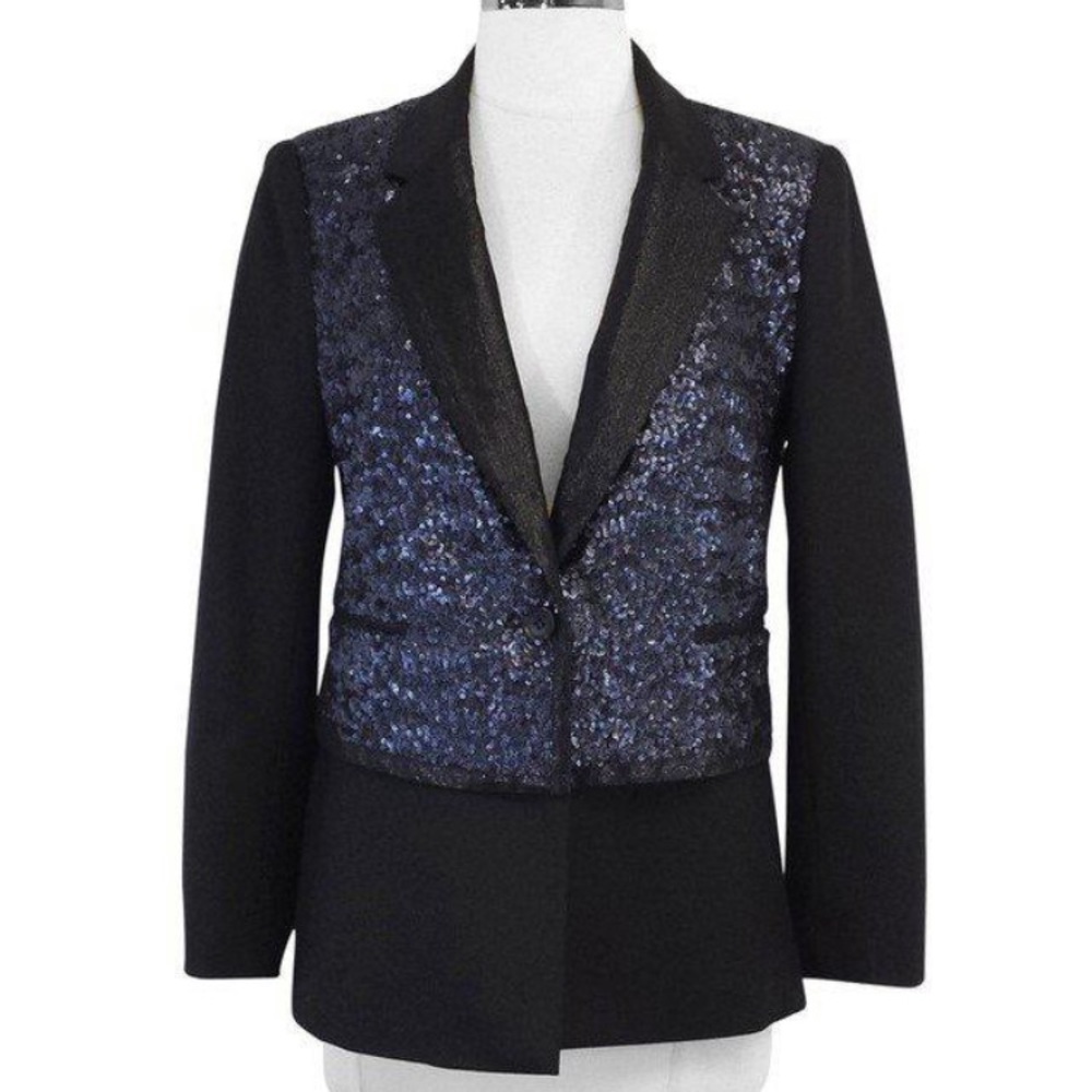 Elizabeth + James Sequin Blazer - Size 4